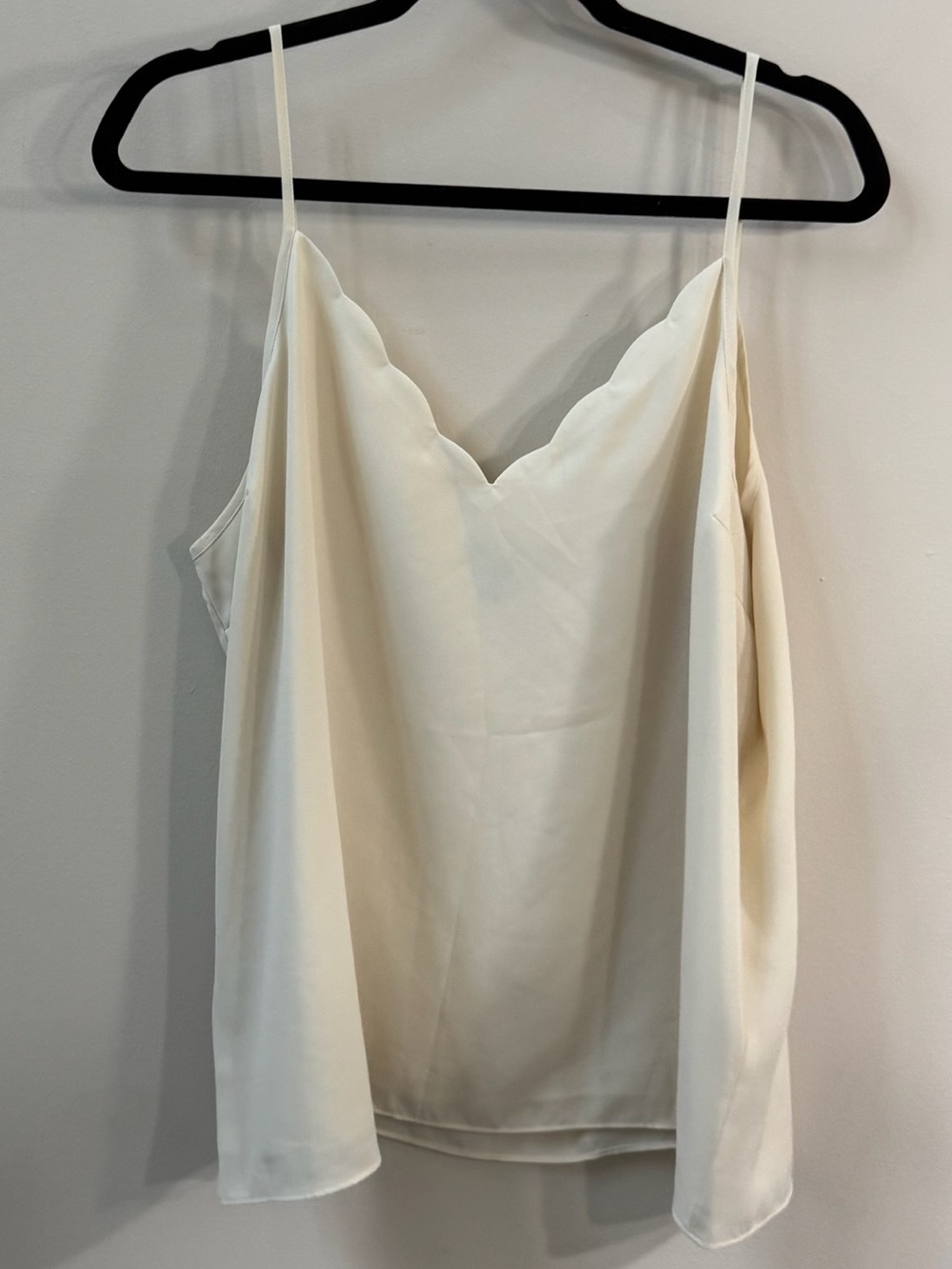 Express Ivory Cowl Neck Camisole Tank Size XL